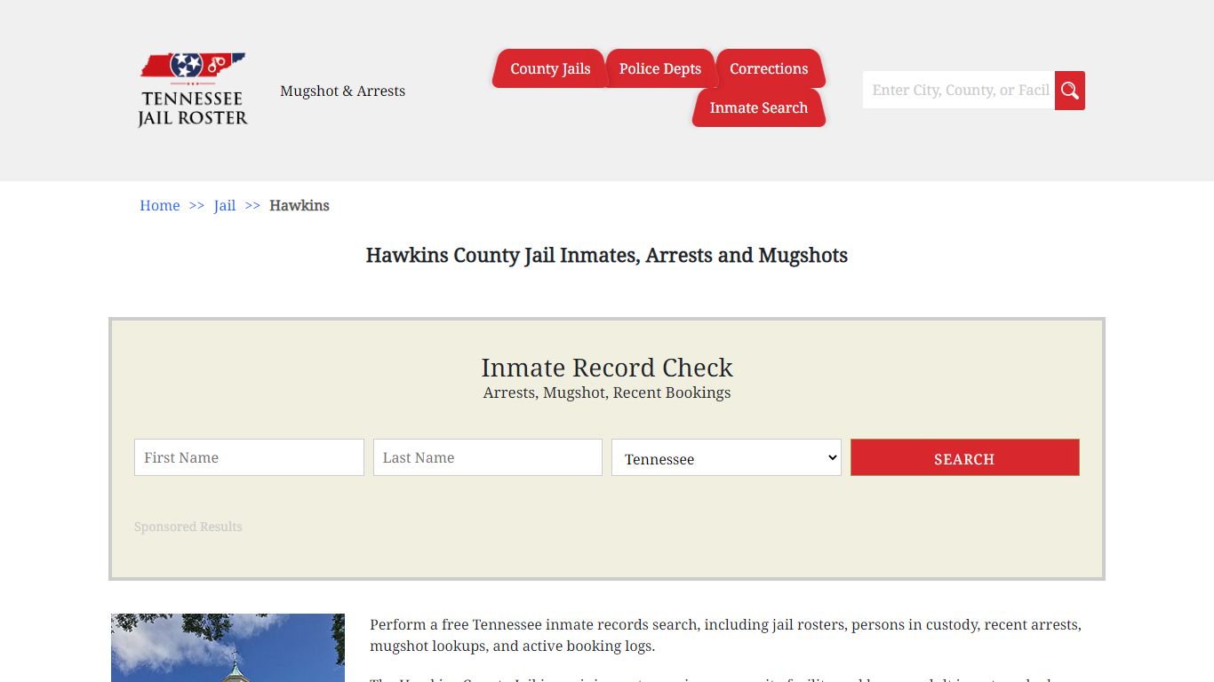 Hawkins County Jail Inmates, Arrests and Mugshots